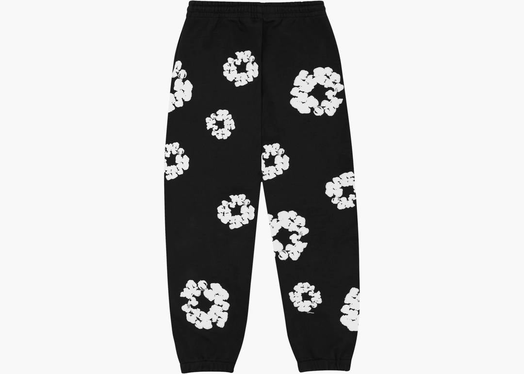 Denim Tears The Cotton Wreath Sweatpants Black