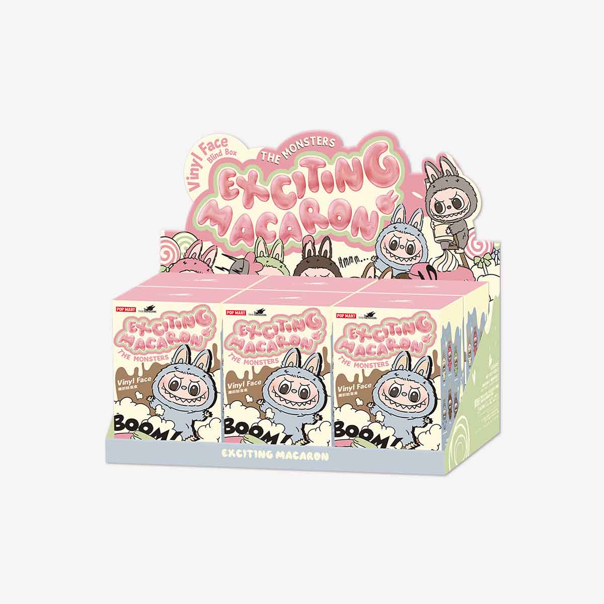 Pop Mart Labubu The Monsters Exciting Macaron Vinyl Face