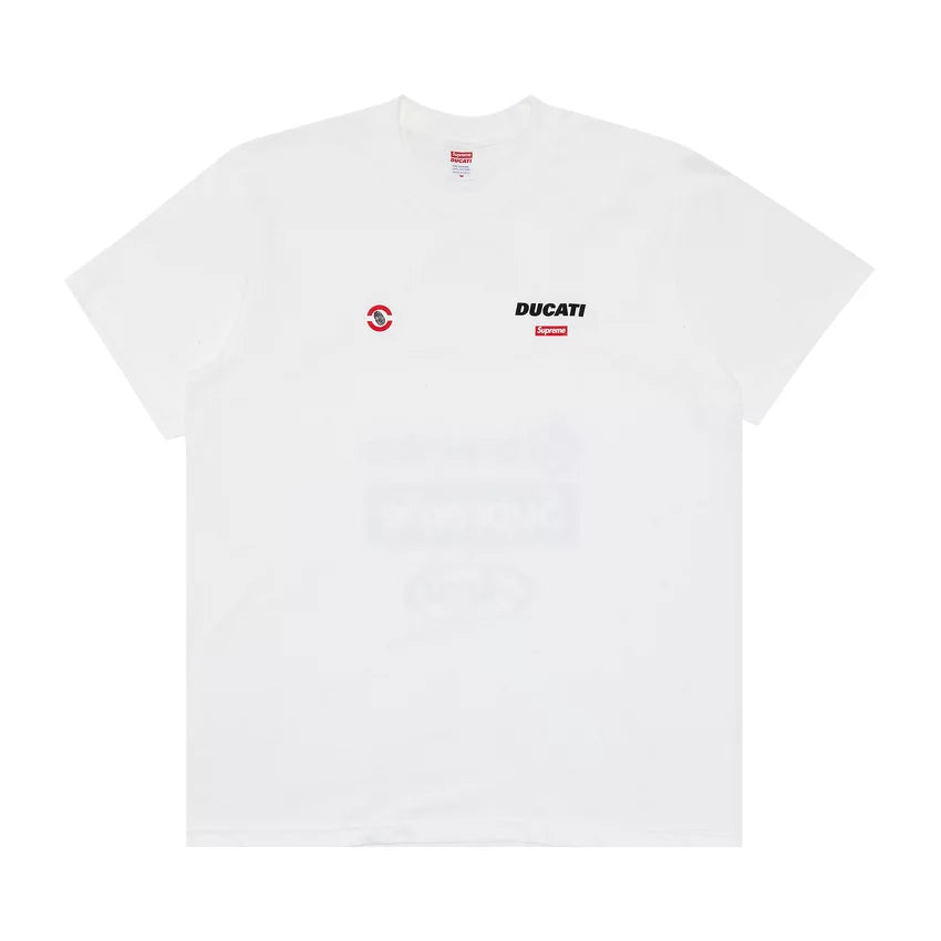 Supreme Ducati Logo Tee White 