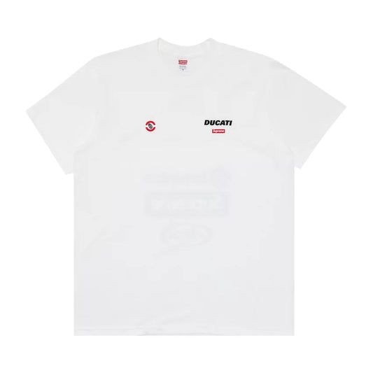 Supreme Ducati Logo Tee White 