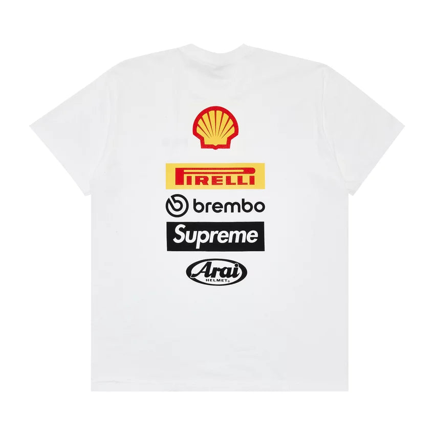 Supreme Ducati Logo Tee White 