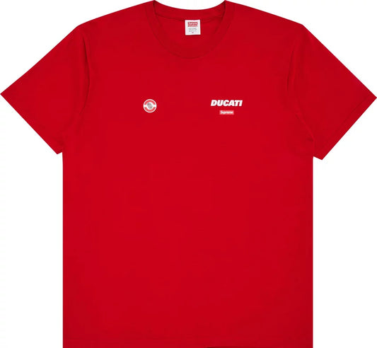 Supreme Ducati Logo Tee Red