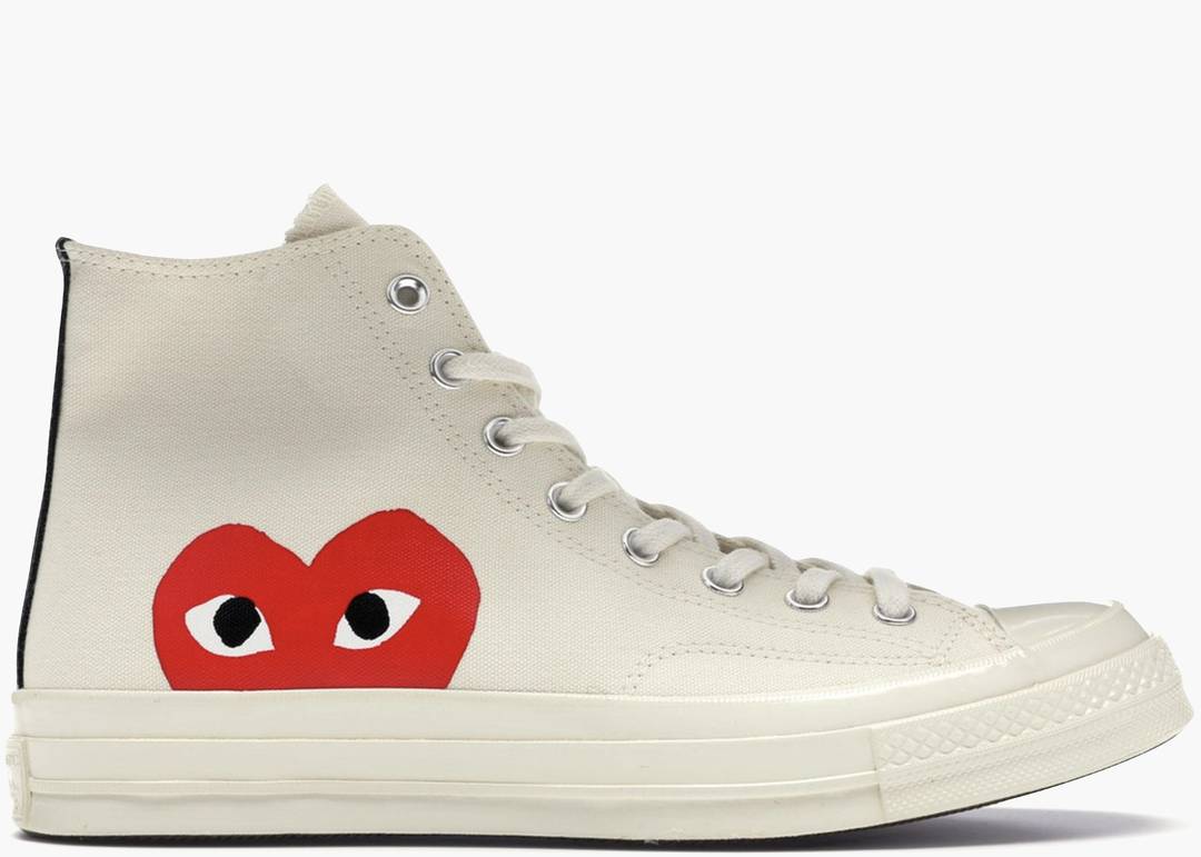 Converse Chuck Taylor All-Star 70s Hi Comme des Garcons PLAY White