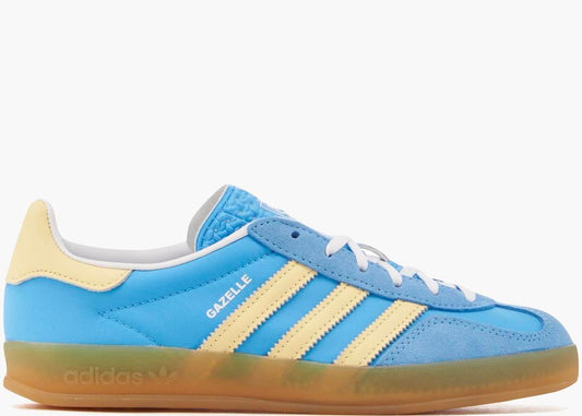 Adidas Gazelle Indoor Semi Blue Burst Almost Yellow 