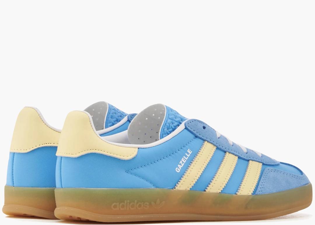 Adidas Gazelle Indoor Semi Blue Burst Almost Yellow 