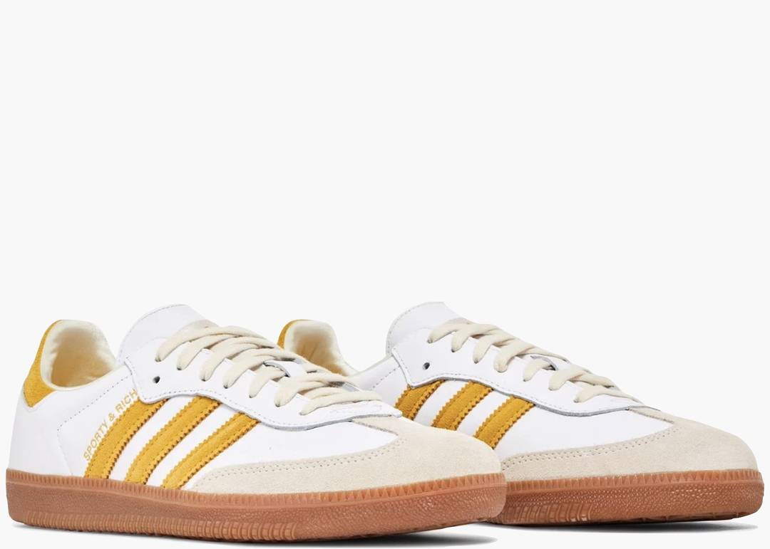 Adidas Samba Sporty &amp; Rich White Bold Gold 