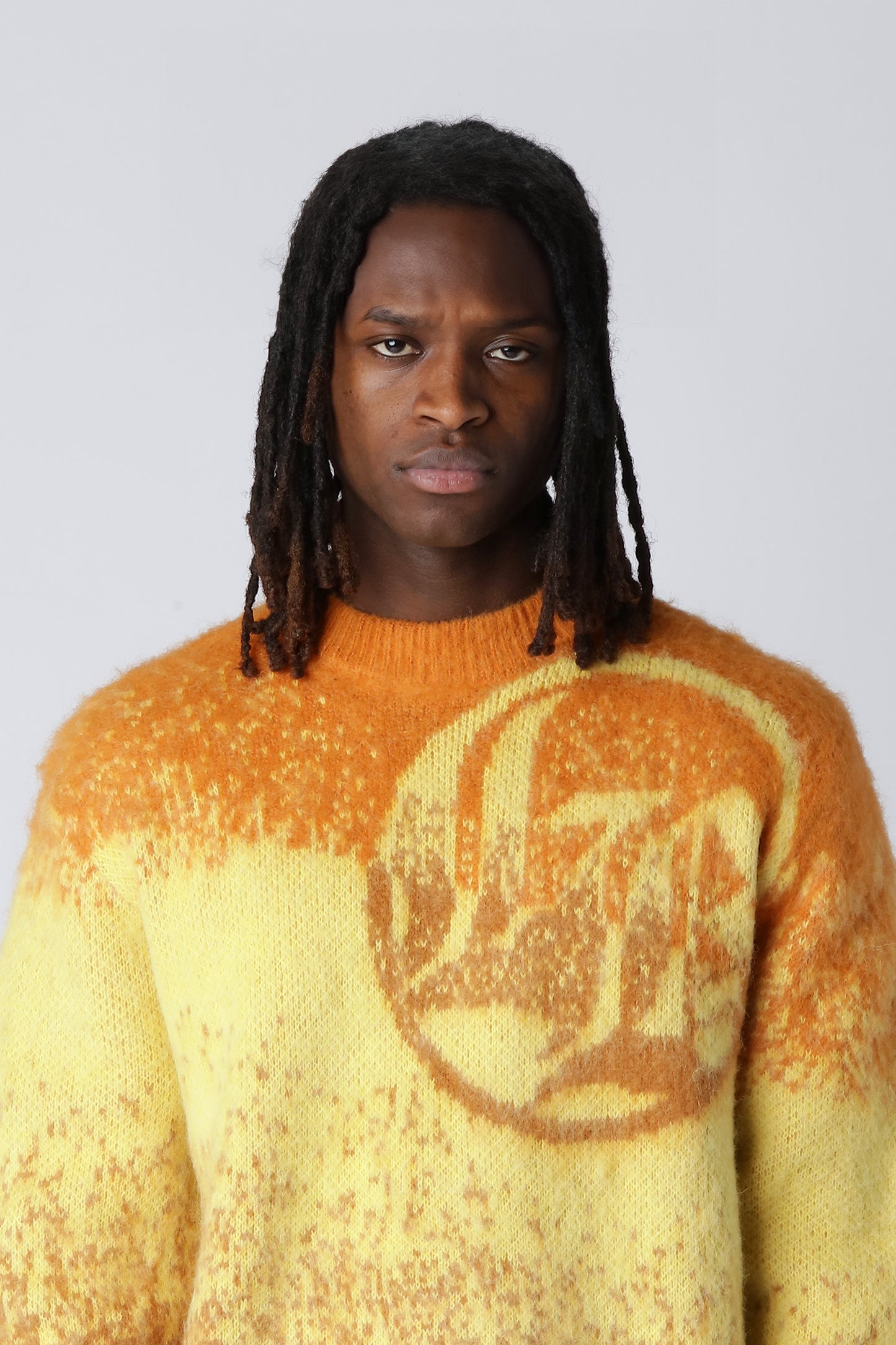 LOST BOYS - Textured Knitwear - Yellow/Orange Regular price