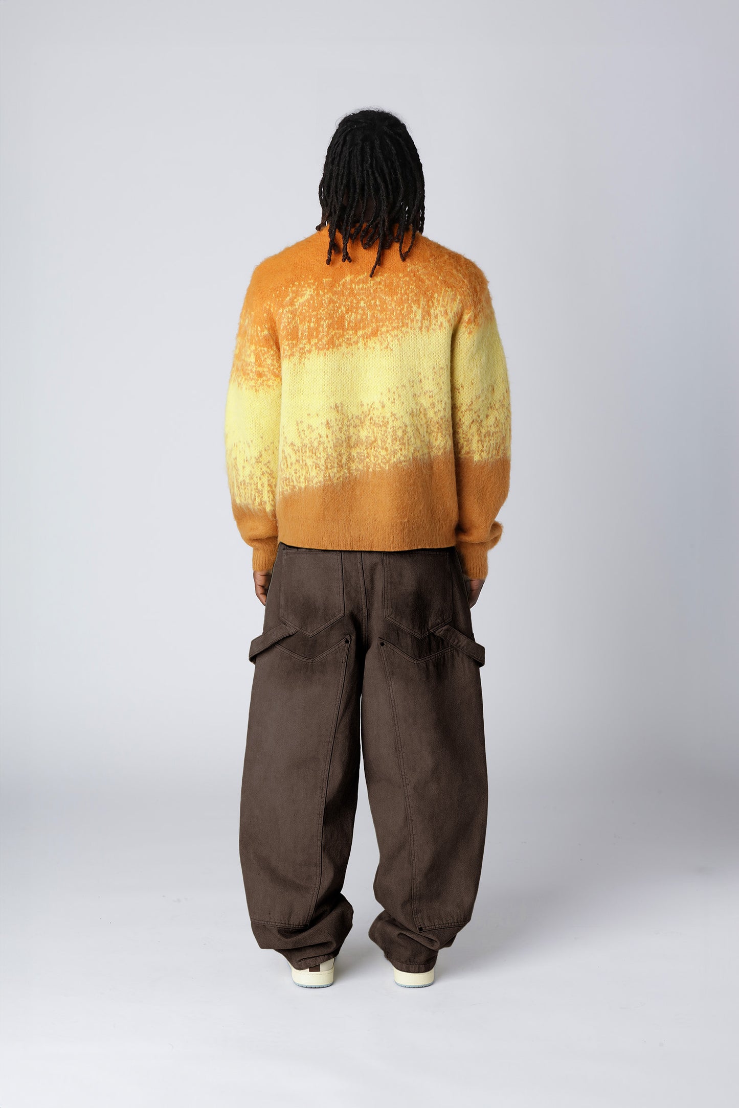 LOST BOYS - Textured Knitwear - Yellow/Orange Regular price