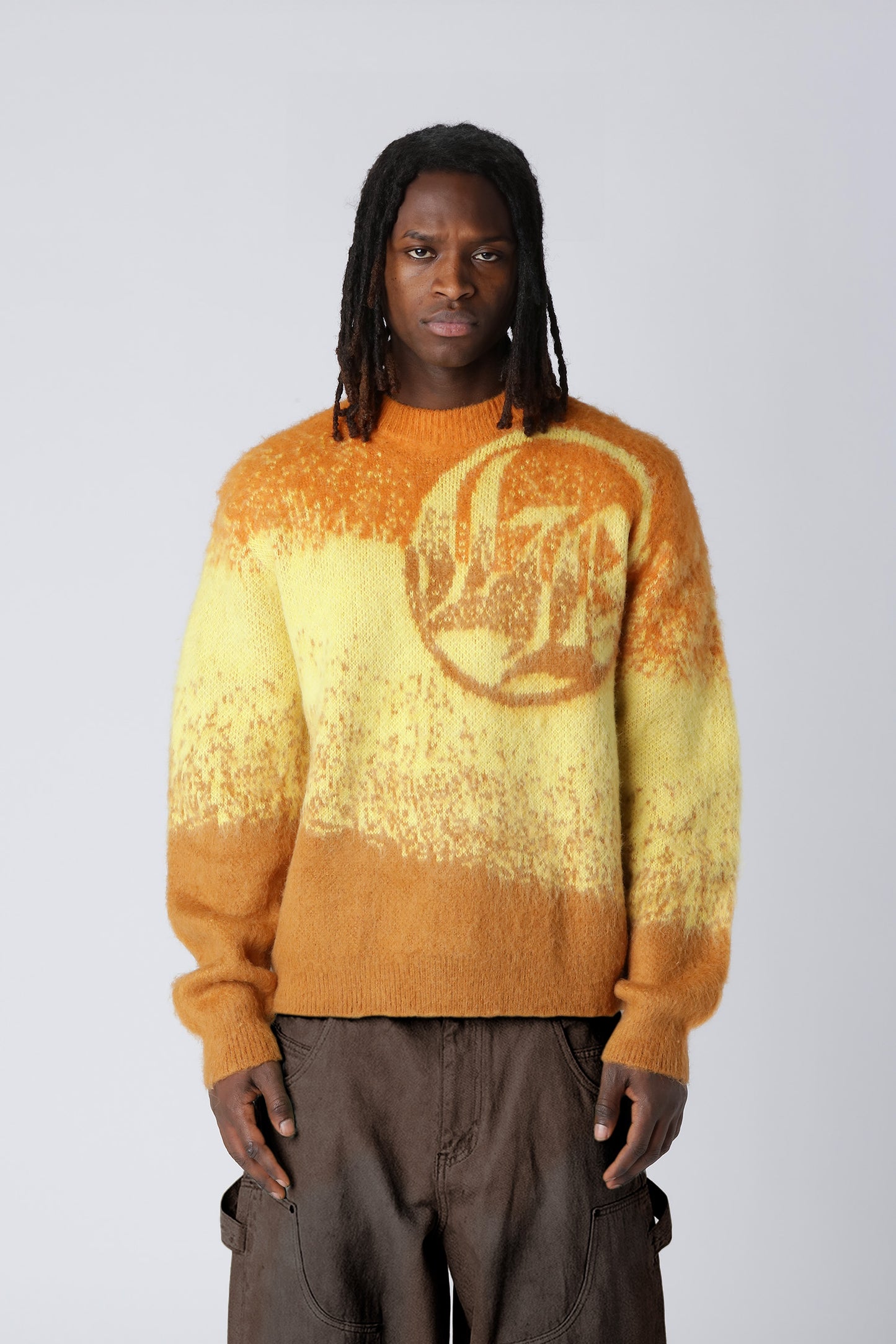 LOST BOYS - Textured Knitwear - Yellow/Orange Regular price