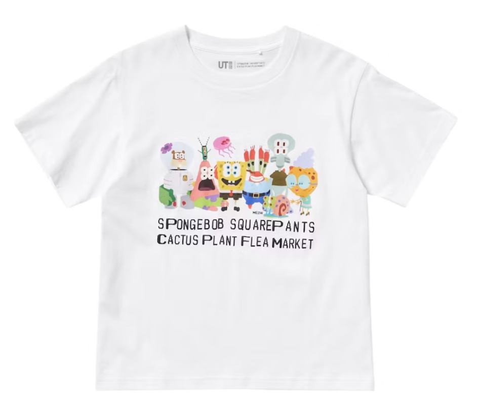 Uniqlo x CPFM Spongebob Squarepants Tee White