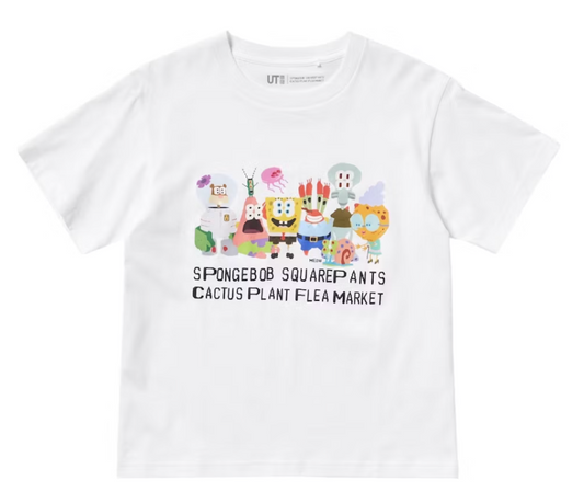 Uniqlo x CPFM Spongebob Squarepants Tee White