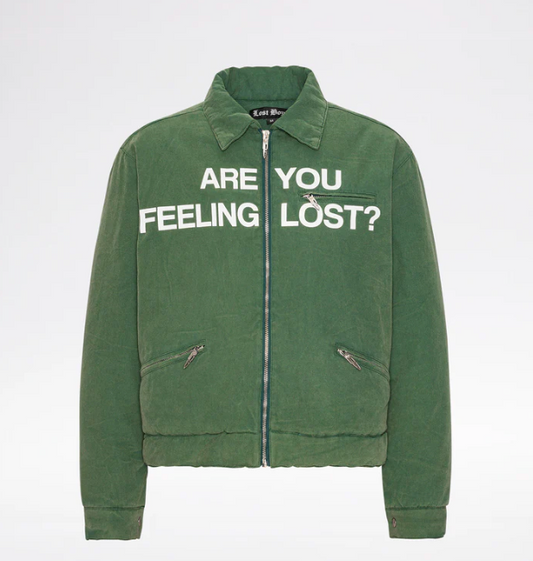 LOST BOYS - Washed Detroit Jacket - Washed Green