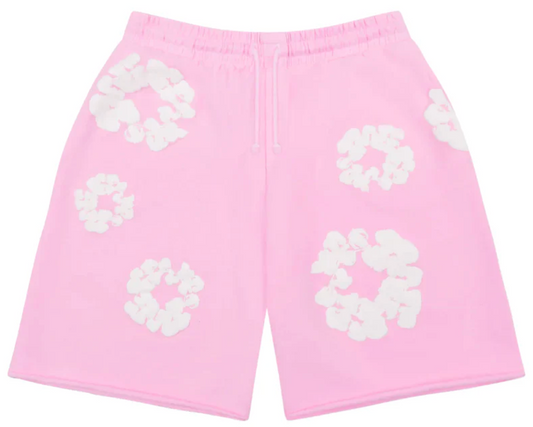 Denim Tears The Cotton Wreath Shorts Pink
