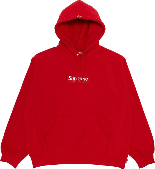 Supreme Box Logo Hooded Sweatshirt Red