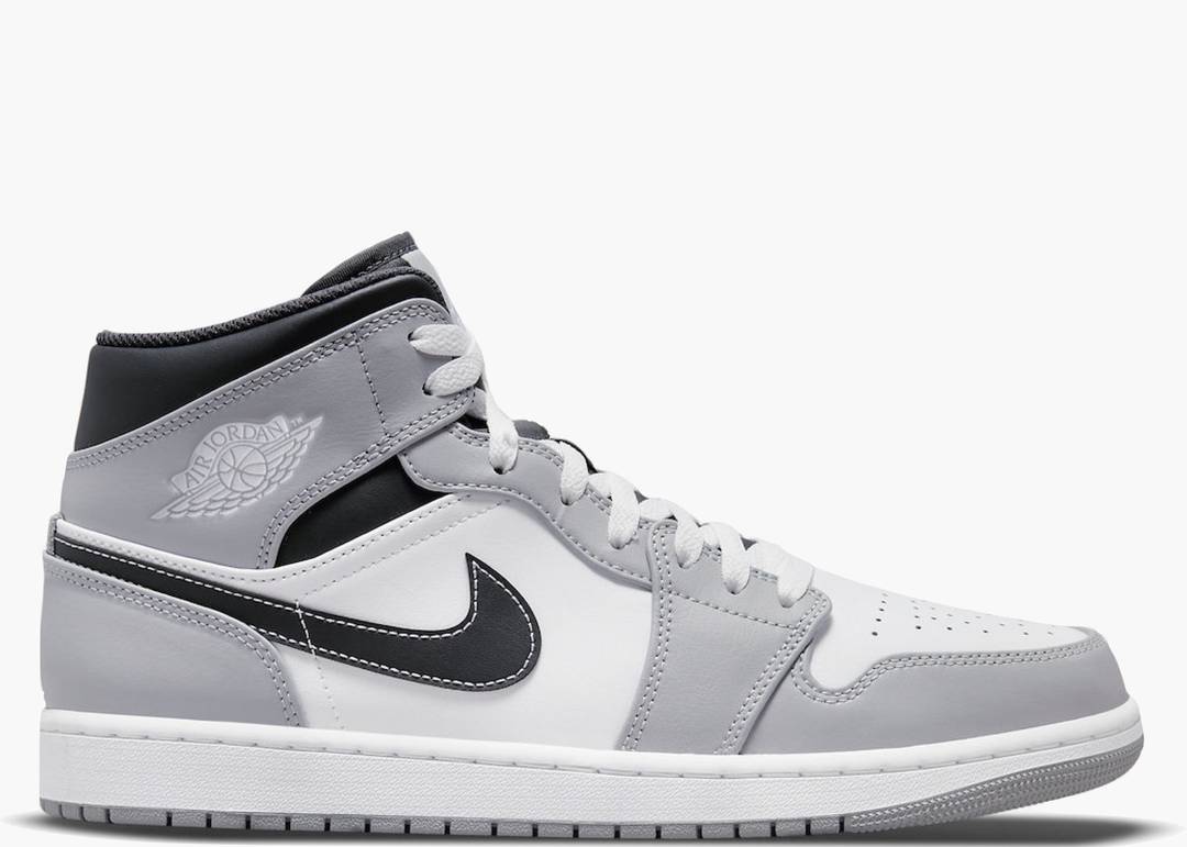 Jordan 1 Mid Light Smoke Gray Anthracite