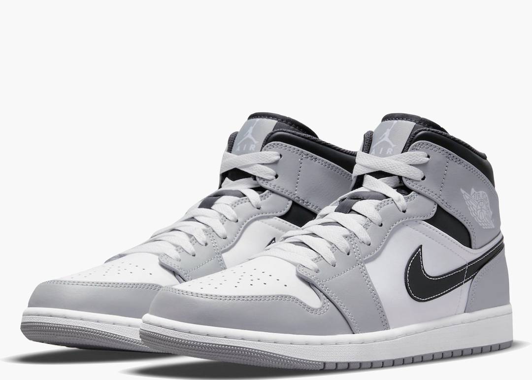 Jordan 1 Mid Light Smoke Gray Anthracite