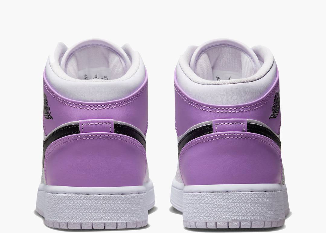 Jordan 1 Mid Barely Grape GS 