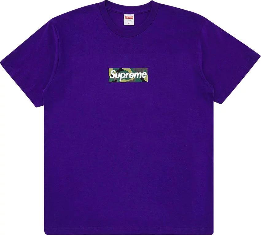 Supreme Box Logo Tee Purple