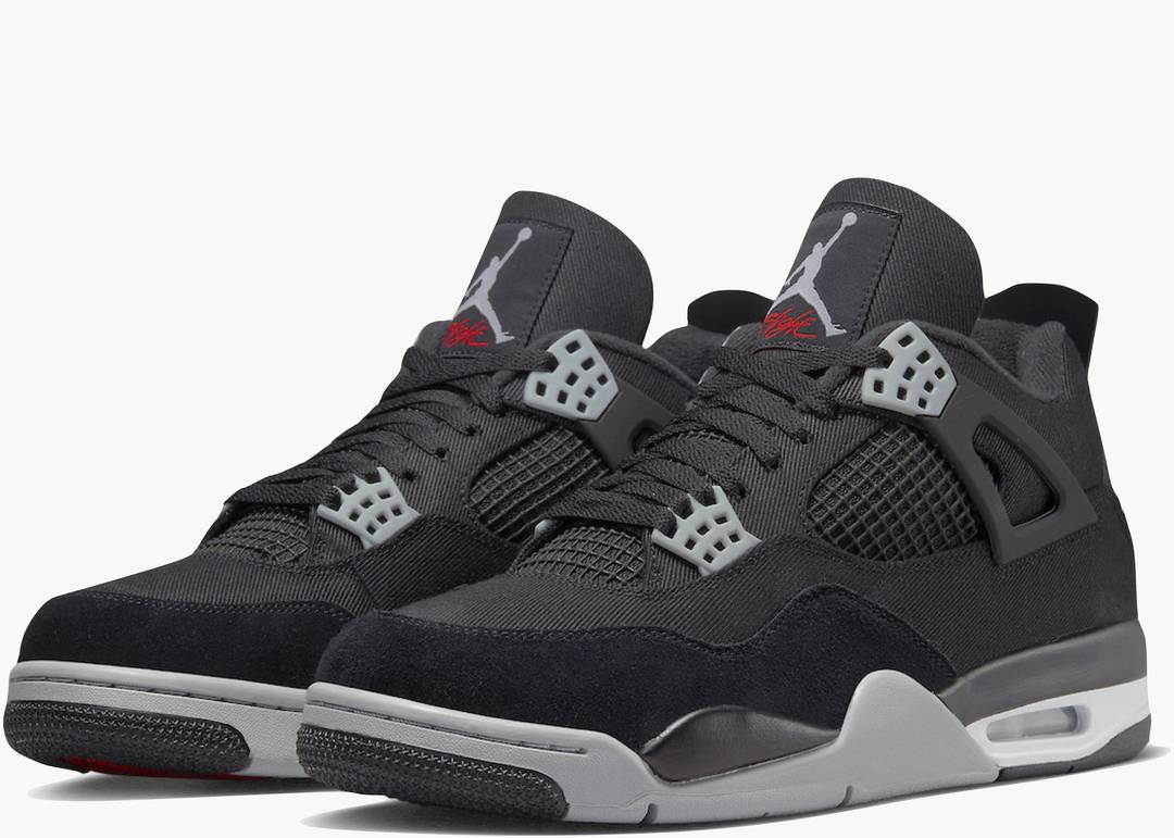 Jordan 4 Retro SE Black Canvas