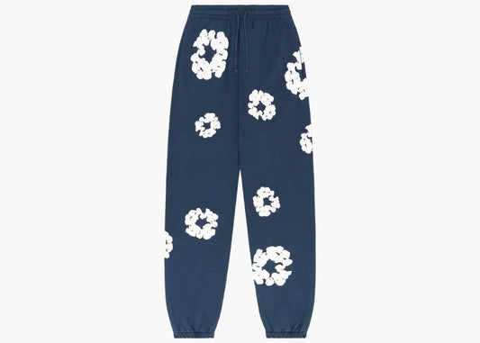 Denim Tears Cotton Wreath Sweatpants Navy
