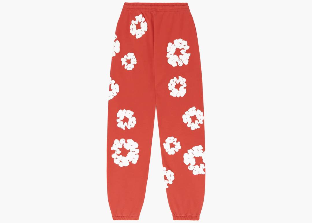 Denim Tears Cotton Wreath Sweatpant Red
