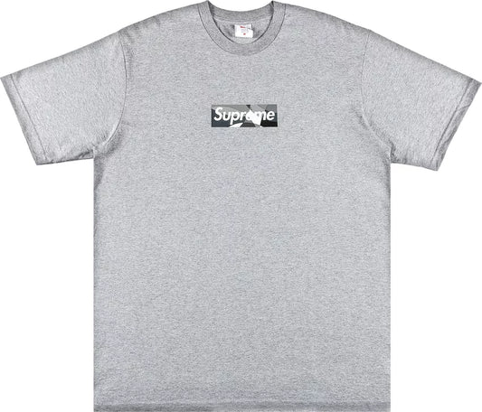 Supreme x Emilio Pucci Box Logo Tee Heather Grey/Black