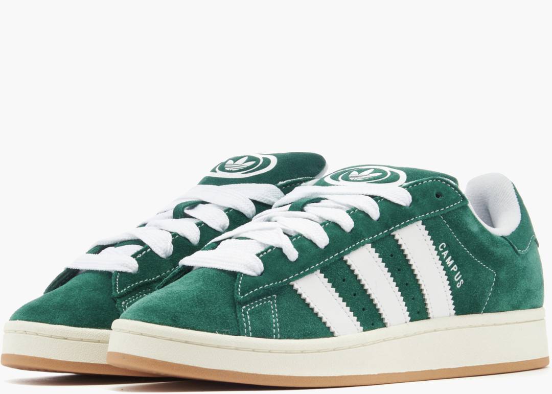 Adidas Campus 00's Dark Green Cloud White