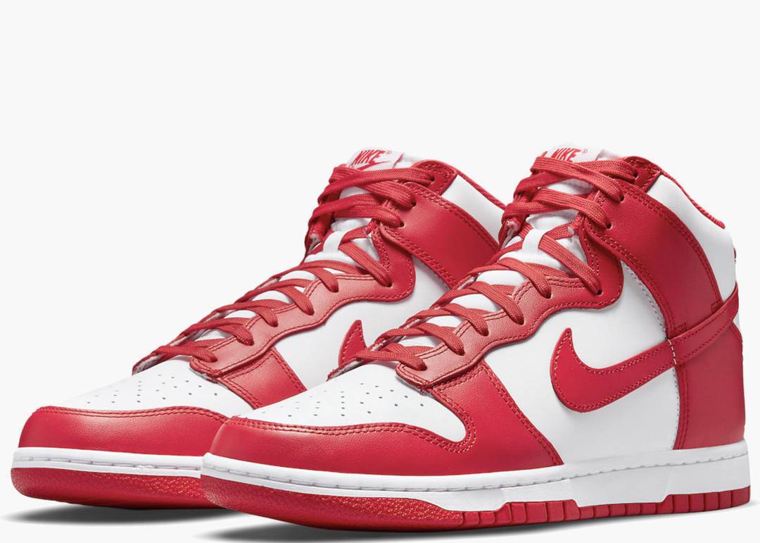 Dunk High Championship White Red