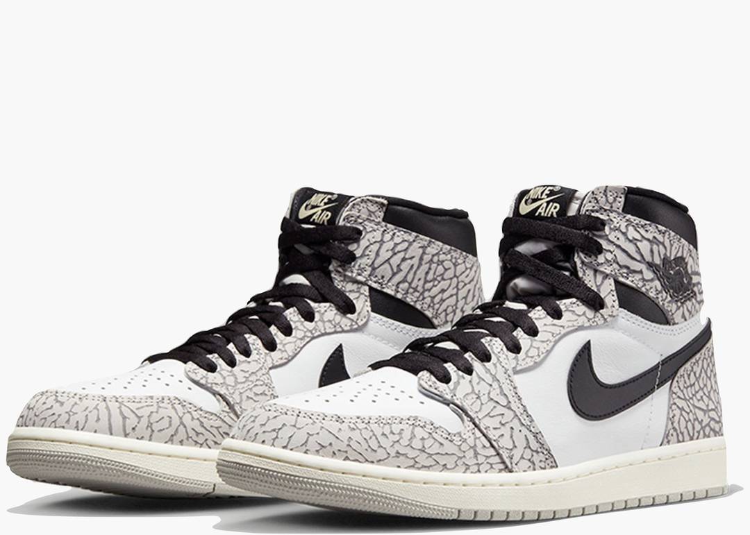 Jordan 1 Retro High OG White Cement