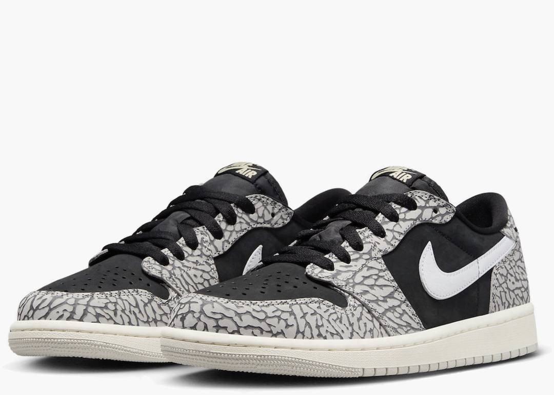 Jordan 1 Retro Low OG Black Cement