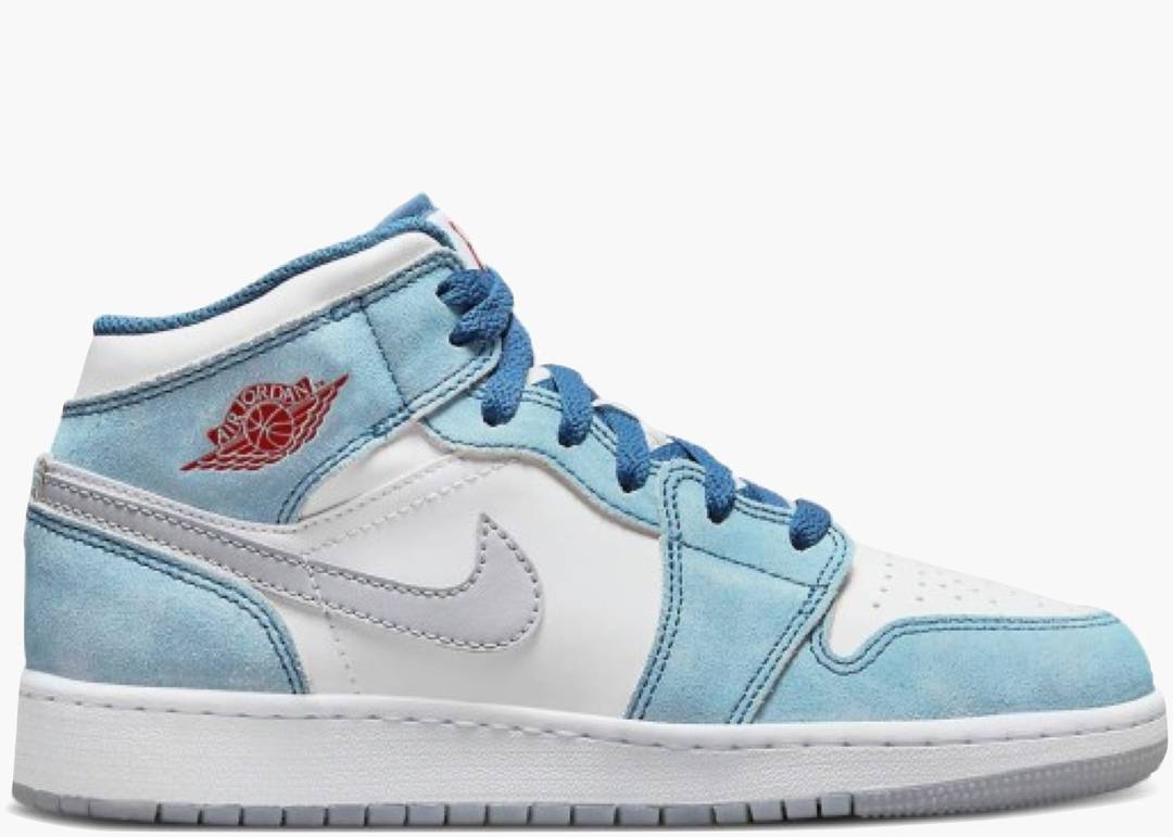 Jordan 1 Mid French Blue GS