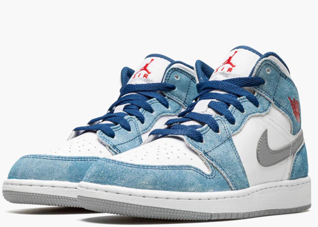 Jordan 1 Mid French Blue GS