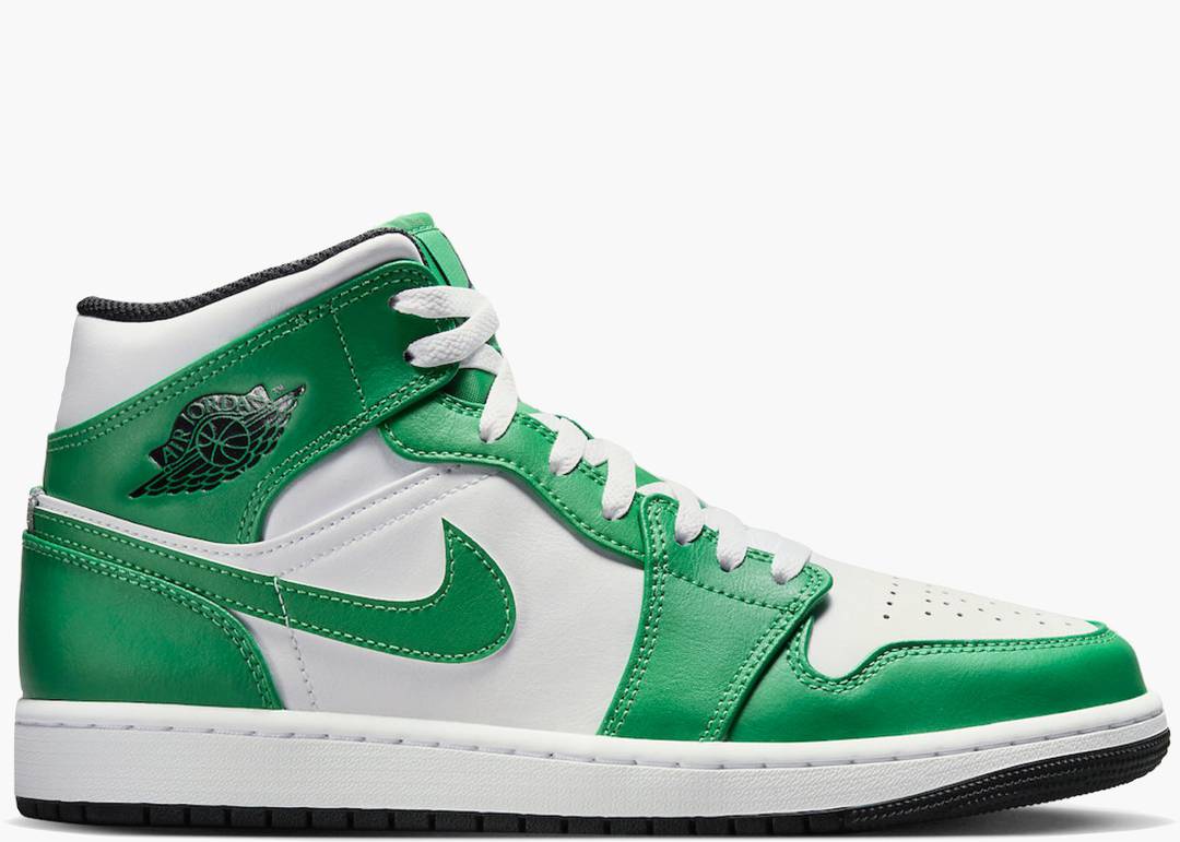 Jordan 1 Mid Lucky Green