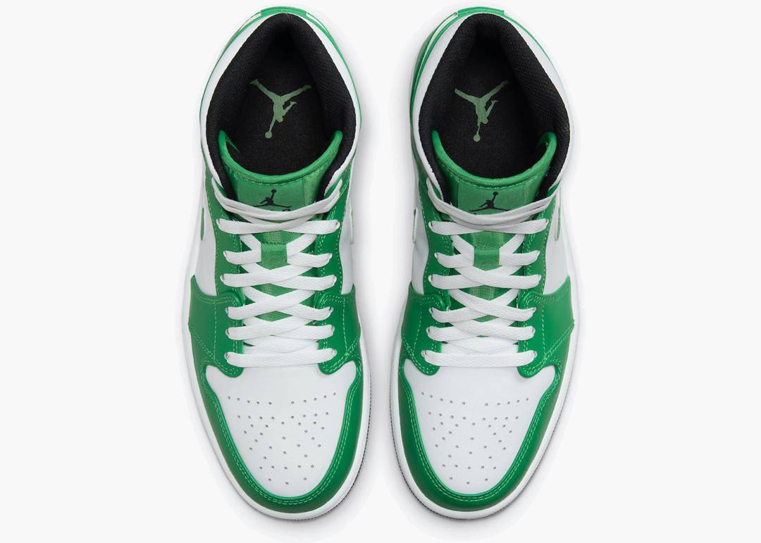 Jordan 1 Mid Lucky Green