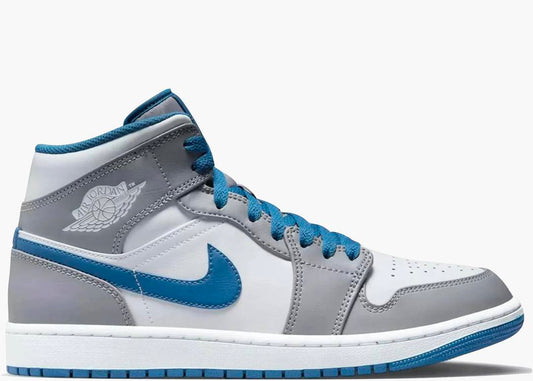 Jordan 1 Mid True Blue Cement 