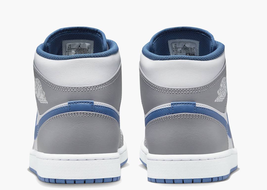 Jordan 1 Mid True Blue Cement 