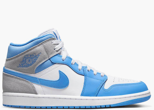 Jordan 1 Mid University Blue Grey