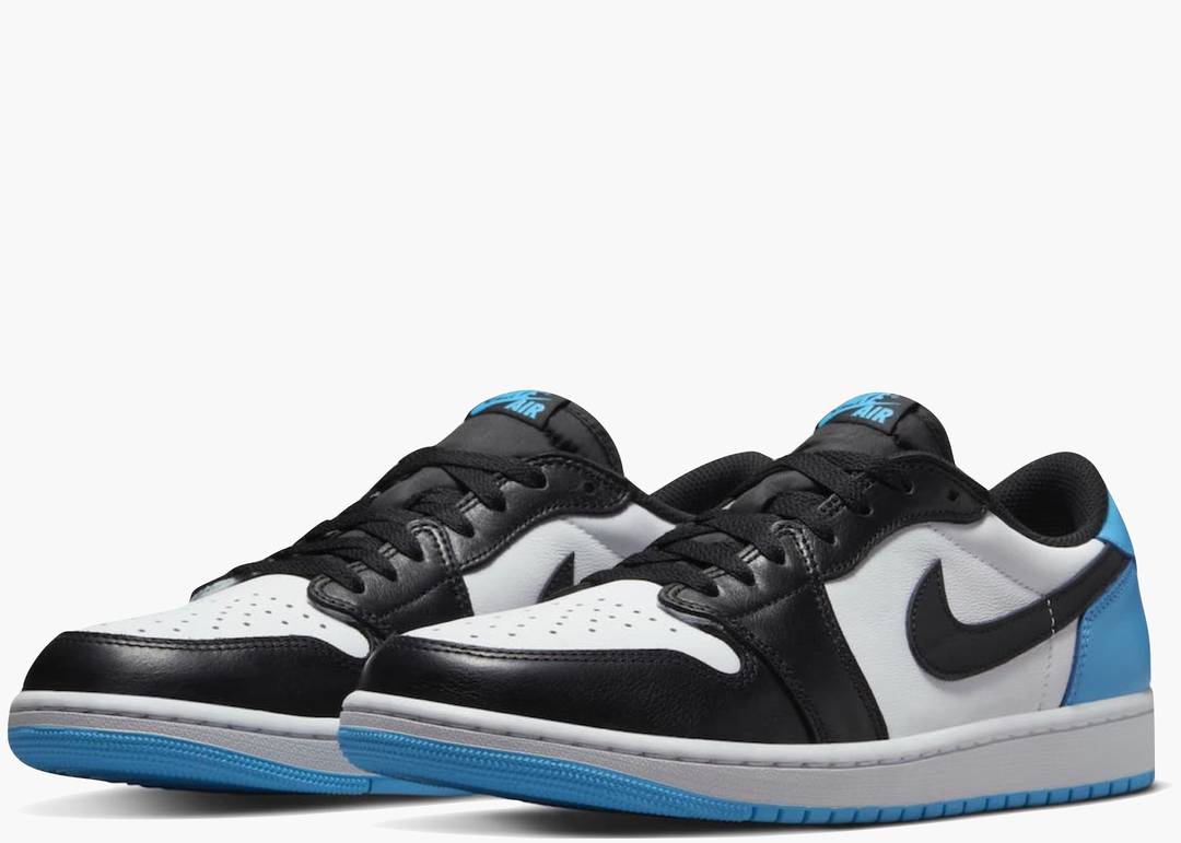 Jordan 1 Low Black Dark Powder Blue