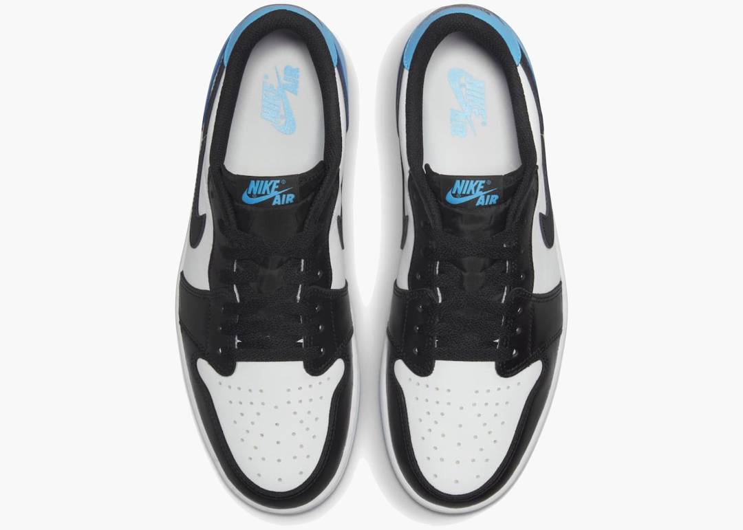 Jordan 1 Low Black Dark Powder Blue