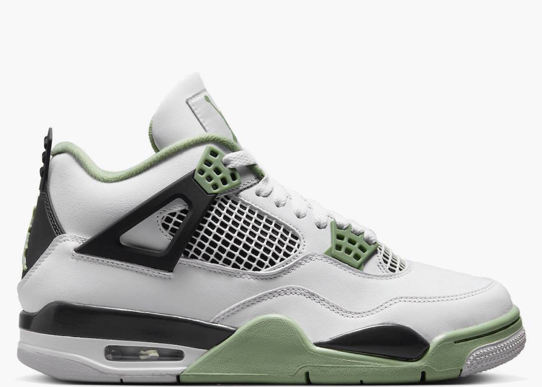 Jordan 4 Retro Oil Green Seafoam 