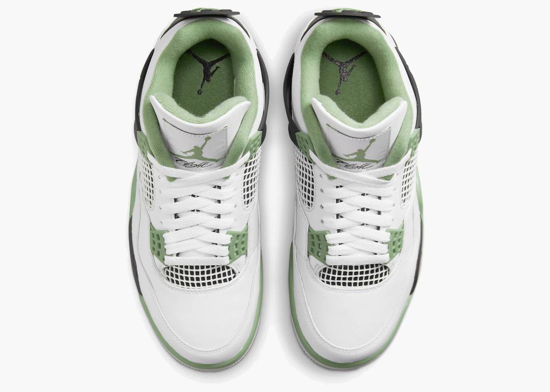 Jordan 4 Retro Oil Green Seafoam 