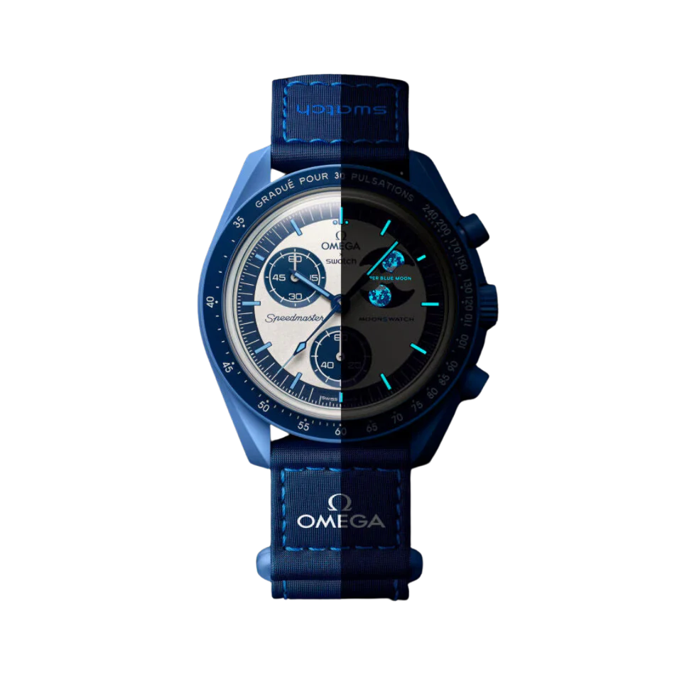 Swatch x Omega Bioceramic Moonswatch Mission to The Super Blue Moonphase