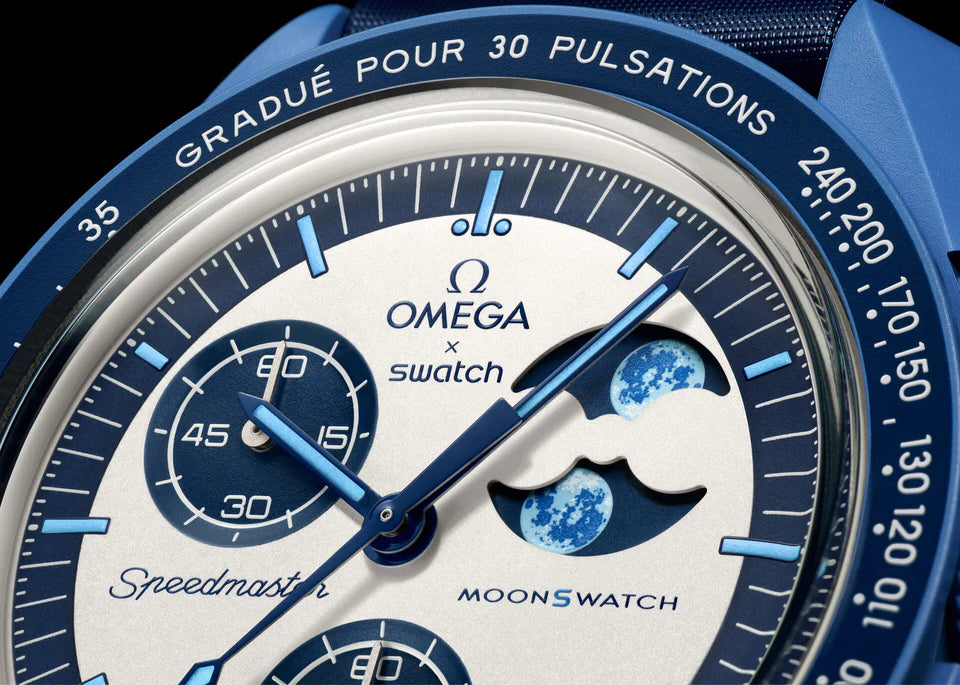 Swatch x Omega Bioceramic Moonswatch Mission to The Super Blue Moonphase