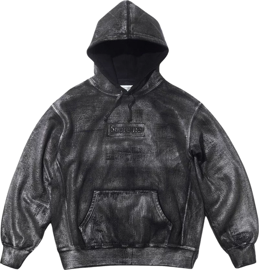 Supreme MM6 Maison Margiela Foil Black Box Logo Hooded Sweatshirt