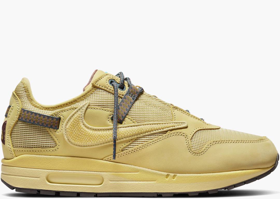 Air Max 1 Travis Scott Cactus Jack Saturn Gold