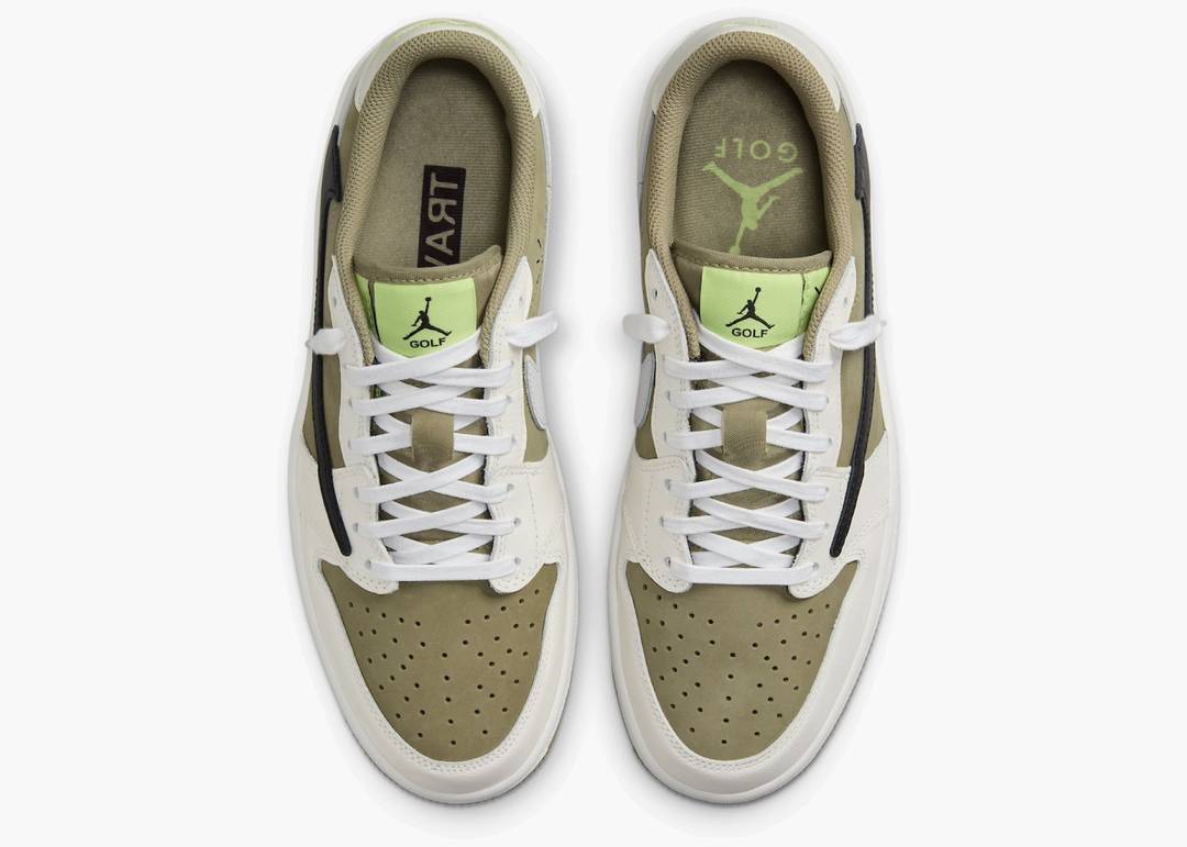 Jordan 1 Retro Low Golf Travis Scott Neutral Olive